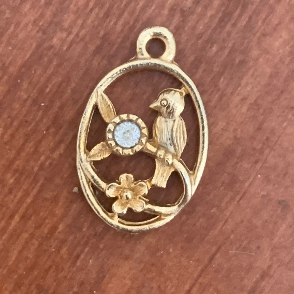 Gold Bird Pendant